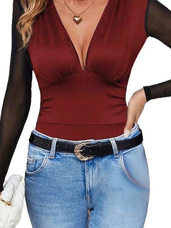

European & American Sexy Style Bodysuits Double Extra Large
