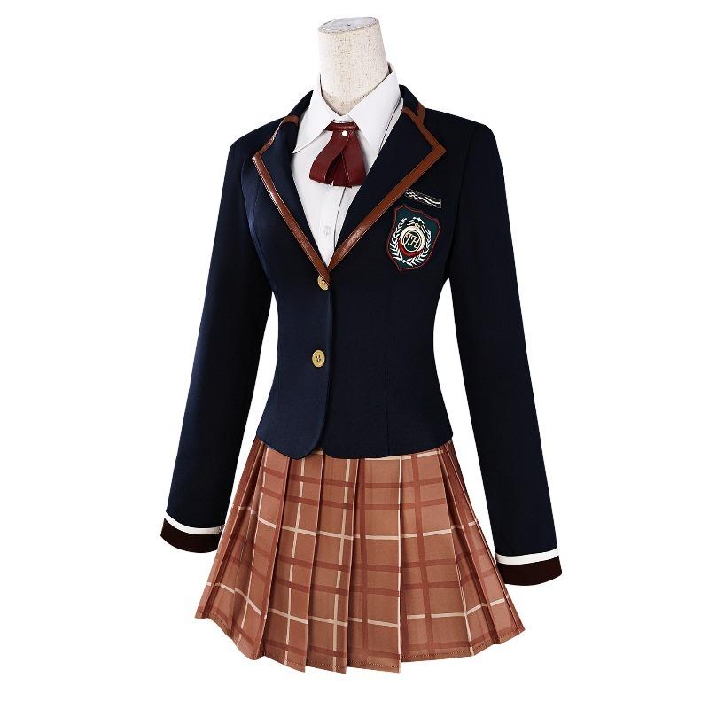 Anime Rafayel Zayne Cosplay Costume Love Deepspace Heroine British Fashion Style School Uniform Coat Man Woman Campus Set