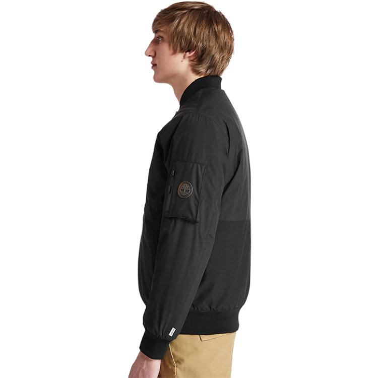 Timberland Outdoor Waterproof Casual Flight Jacket Men Jacket Black A2EK8-001