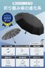 Day Japanese manufacturer storage in 3 automatic opening and closing folding umbrella both sunny and rainy Super water repellent Large shape memory