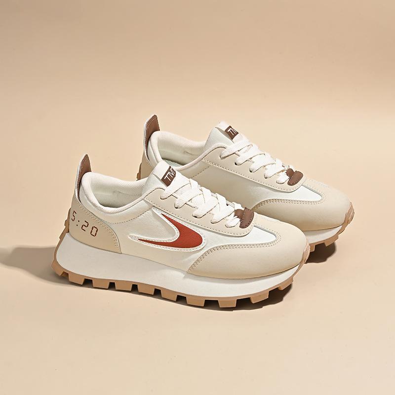 ins Korean version of Forrest Gump shoes women's 2024 autumn new student running sports shoes versatile thick-soled heightening dad shoes
