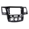 Car Stereo Radio Fascia 9 Inch Black Protective Prevent Scratch Navigation Panel Frame for Hilux 201