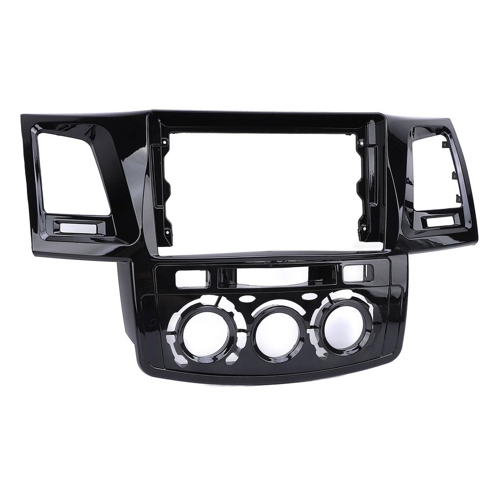 Car Stereo Radio Fascia 9 Inch Black Protective Prevent Scratch Navigation Panel Frame for Hilux 201