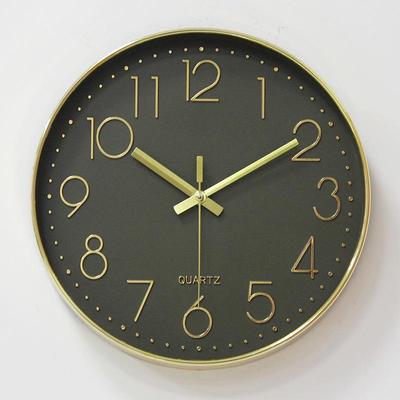 Reloj de Pared Silencioso de 12 Pulgadas con Escala Numérica 3D para Sala de Estar