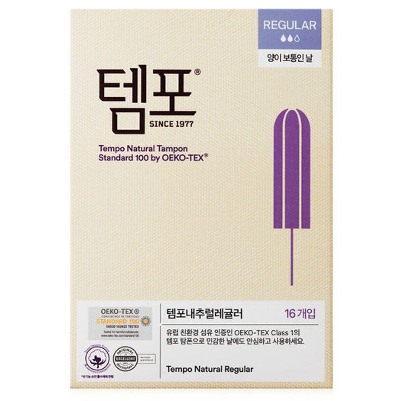 Tempo Tampon Natural Regular 16P