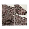 Tooxika Autumn New Women's Clothing Large Size Floral Dress Women's Long Sleeve Loose Bottoming Skirt
