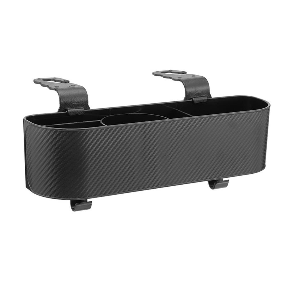 Partitioned Car Interior Cup Holder With Hooks Hanging Headrest Container  Water Bottles
