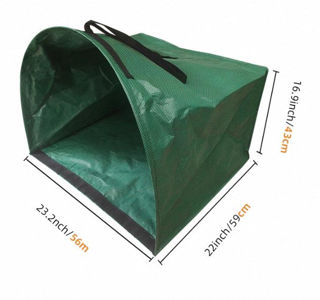 Reusable Large-Capacity Leaf Collection Bag with Slanted Opening