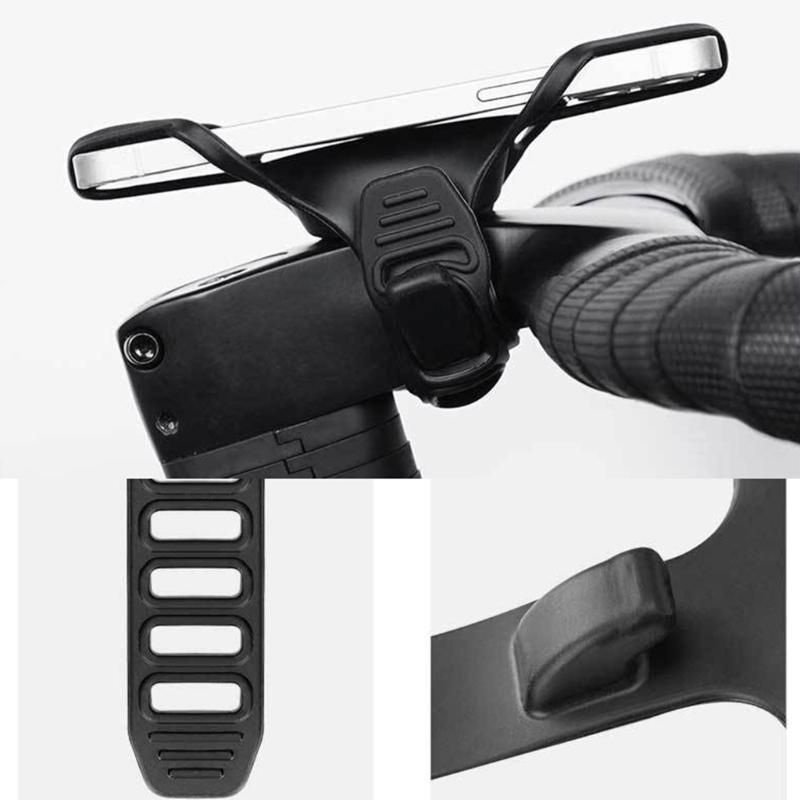 Bicycles Handlebar Phone Holder Flexible Silicone Bike Strap Mount Cycling Phone Mount Bicycles Handlebar Phone Support