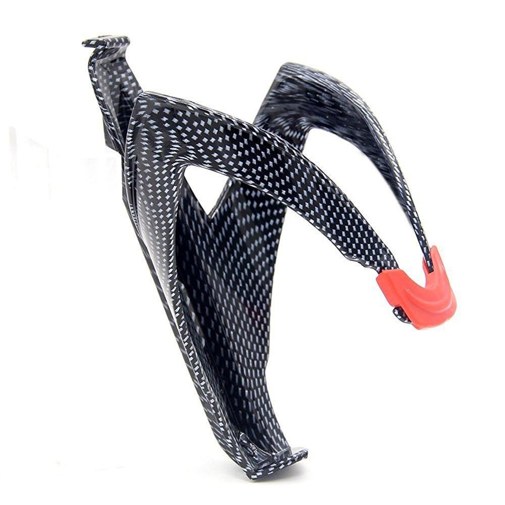 Fahrrad Flaschenhalter Kohlefaser Muster Kunststoff Fahrrad Flaschenhalter Fahrrad Becherhalter für Rennräder Mountainbikes Fahrradzubehör