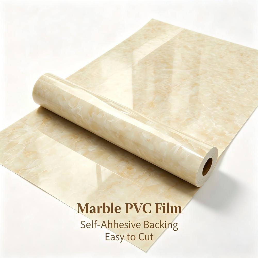 Marble PVC Self-Adhesive Wall Sticker 15.7"X 118" Suitable for Self-Adhesive Waterproof Kitchen Counter Wallpaper for Desktops