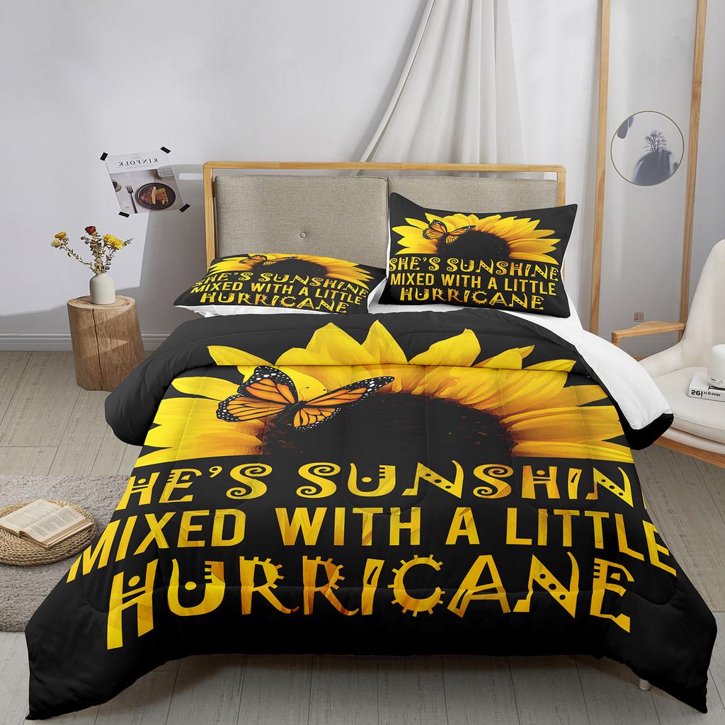 Dream Sun Flowers Bedding Set Duvet Cover Set 3d Bedding Set Digital Printing Bed Linen Queen Size Bedding Set Fashion Design
