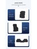 Black Suede Floor Mats for SAIC Volkswagen Viloran (2024-2025) - Removable Nylon.