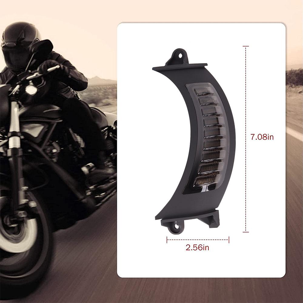 For Motorcycle Road Glide 2015 2016 2017 2018 2019 2020 Motorcycle Amber / White LED Running Turn Signal Lights