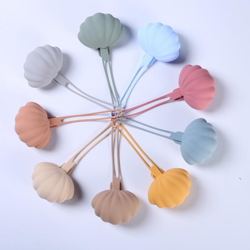 Factory Anti-Drop Portable Open Silicone Storage Bag & Box Dustproof Cleaning Pacifier Storage 10x10x10cm Unisex