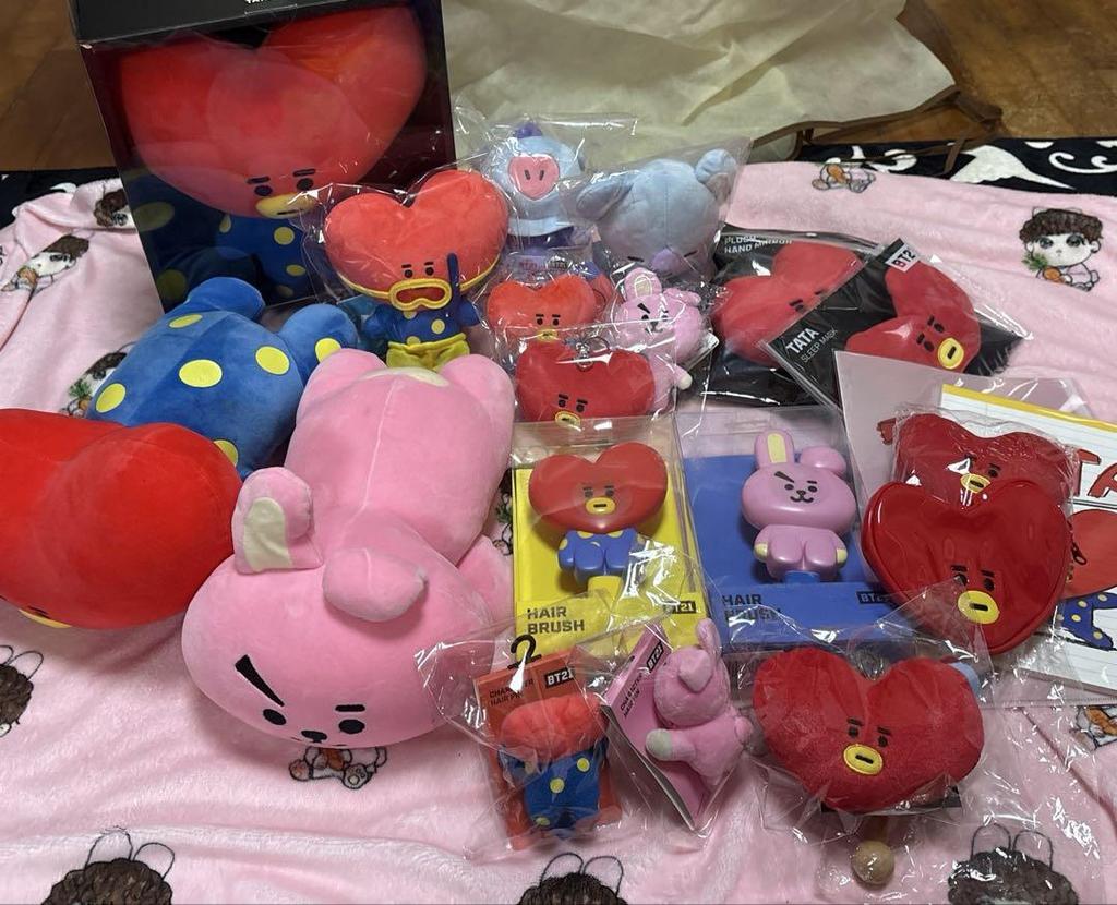 [USED] BT21 Tata Cookie Goods Bulk Sale