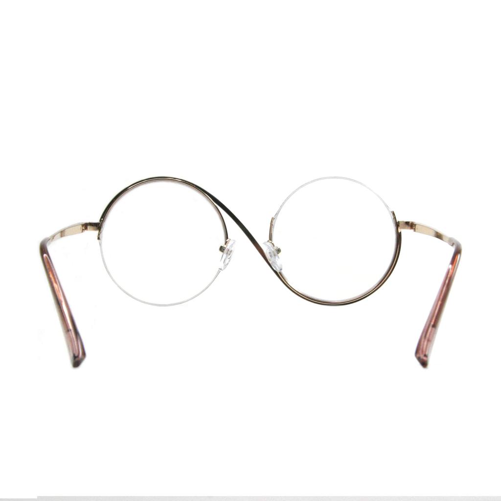 Fuji MINORS ANDRO Round Fashion Glasses ACES1005 [meSmart] (Mt. Eyewear) Sunglasses, (Pink Clear)