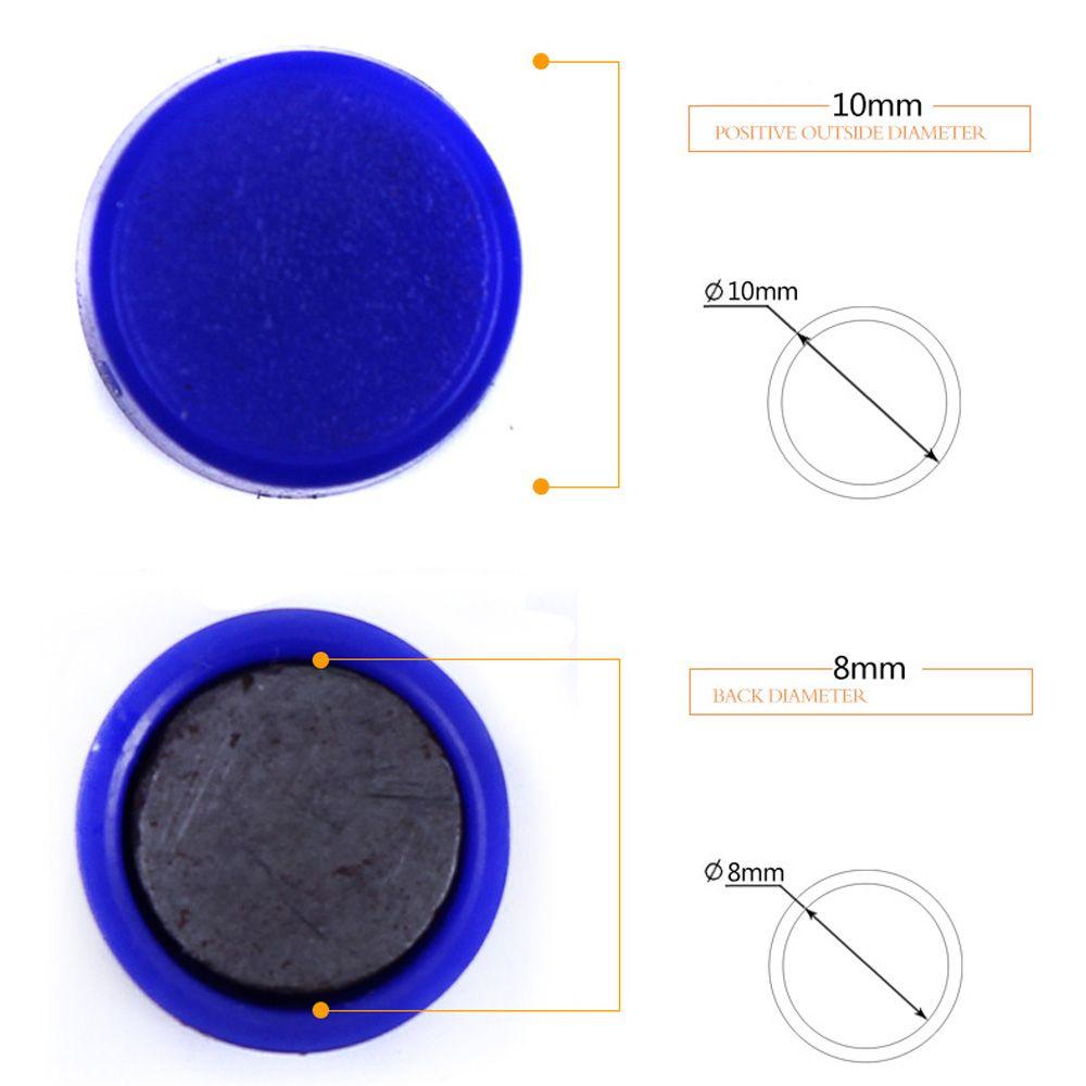 10MM/12PCS Round School Supplies Teaching  Home Decor Magnetic Sticker Classification Fridge Magnets