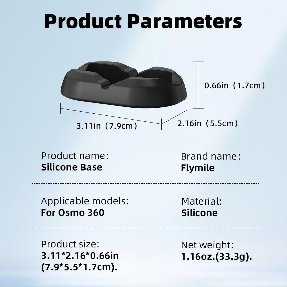 Silikonhalterung Ständer Robuster Stützhalter Desktop-Basis für DJI Osmo 360 Actionkamera Zubehör