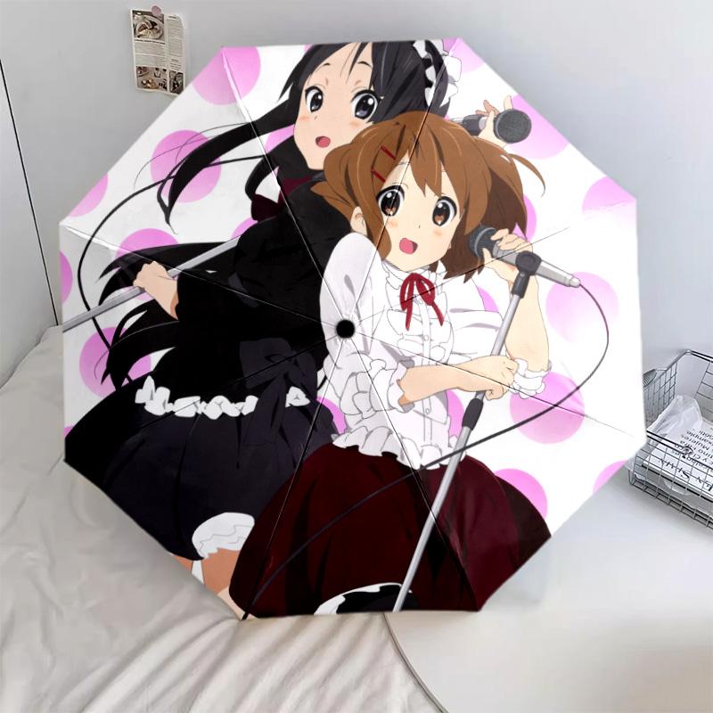 Maid Pattern, Automatic Folding Umbrella, Portable and Foldable Design, 8 Ribs, a Christmas or Birthday Gift.