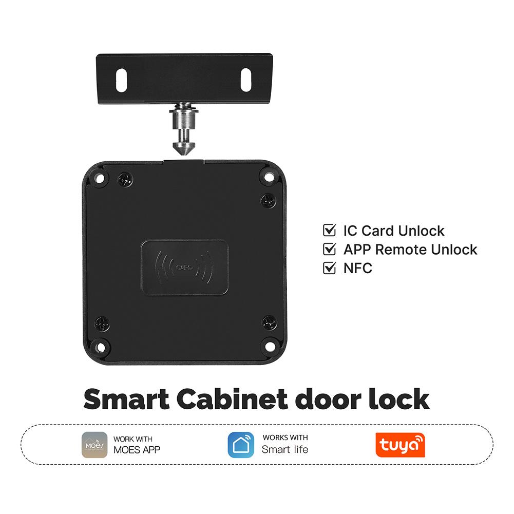Drawer Electronic Lock Bluetooth-Compatible Keyless Smart Drawer Lock RFID Card Smart Electronic Lock for Furniture Drawer