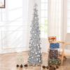 Foldable Pencil Tree Glitter Tinsel Artificial Christmas Tree Noel Christmas Tree  Christmas Gift