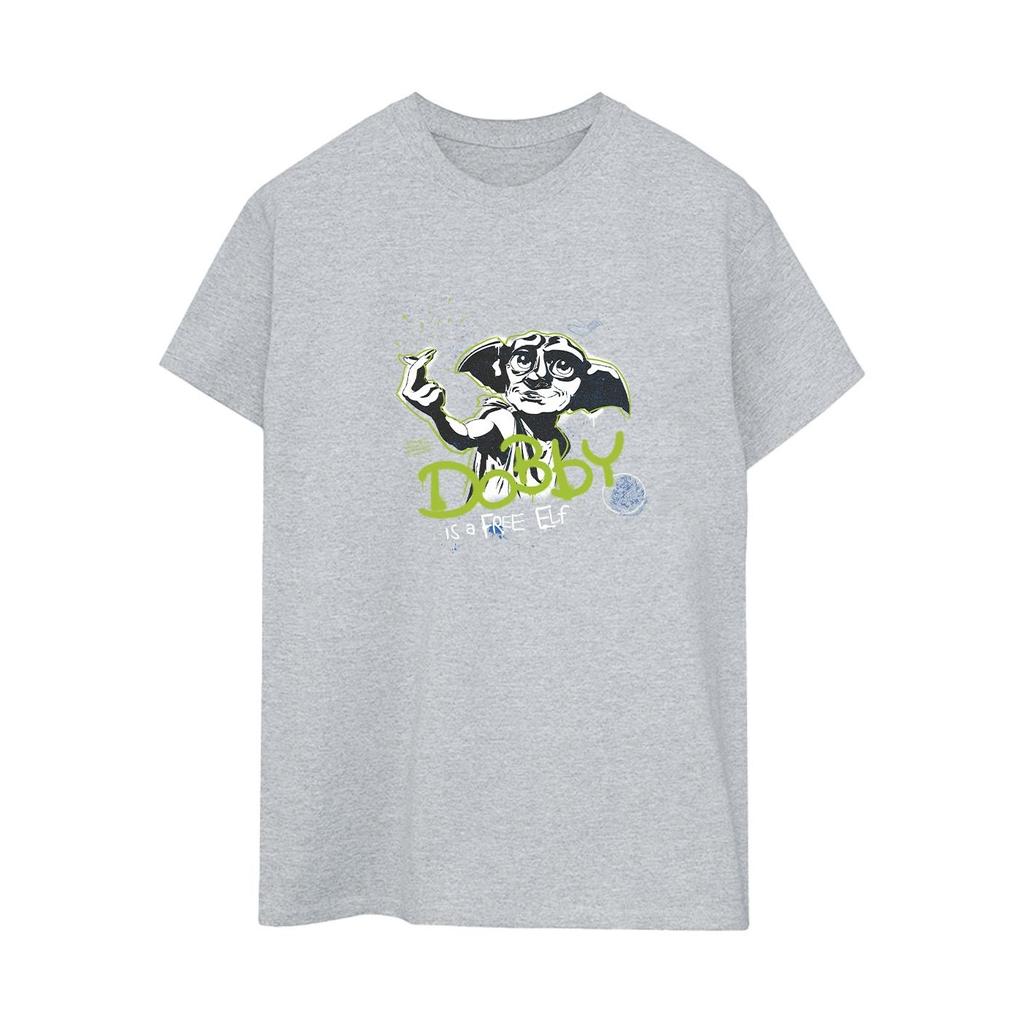 HARRY POTTER Womens/Ladies Dobby A Free Elf Cotton Boyfriend T-Shirt