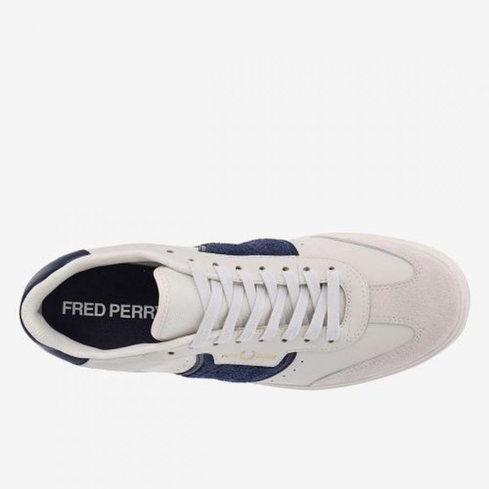 Fred Perry Men S SneakerS B4 Textured Leather Suede