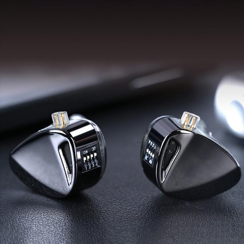 Professional 6Driver In Ear Headphones with Electronic Crossovers Technology for Studio Quality Sound Live Performances