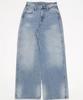 WEGO Straight Denim Everyday Light Denim Pants, Trousers, Bottoms, Denim, Simple, Wear, Year-Round, Women's, Gift, Present, Winter/Spring, Classic,