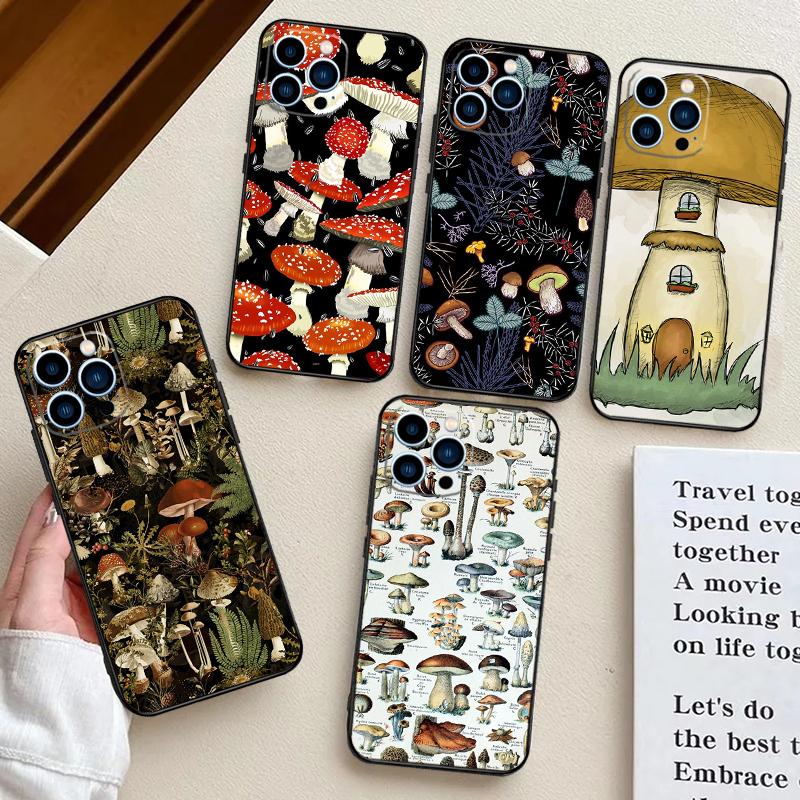 Mushroom Forest For Huawei Nova 3i 7i 8i 11i 12i 9 10 SE Y60 Y61 Y70 Y72 Y73 Y90 Y91 P20 P30 P40 Lite Case