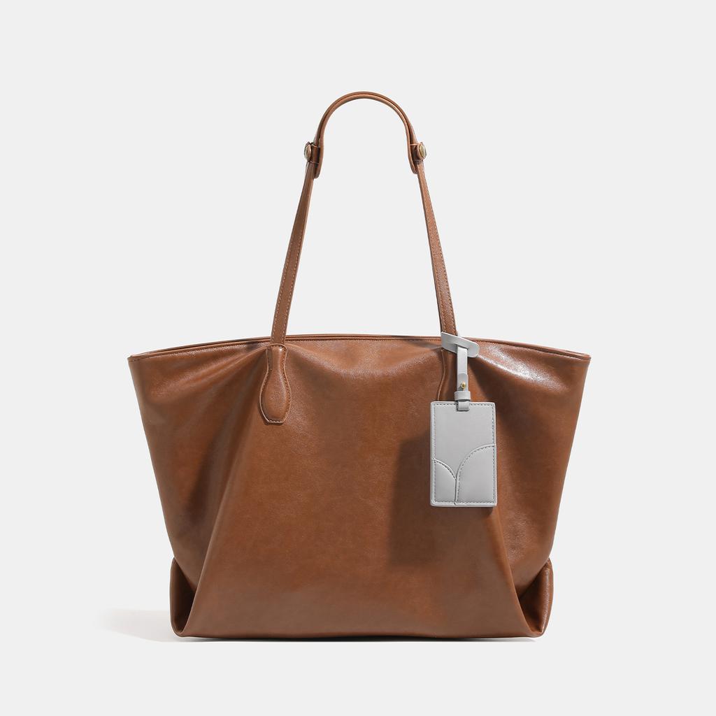 Small Niche Design, Large Capacity Tote Bag, Women's High-end Texture, Casual Commuting Shoulder Bag, Handbag