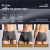 HLA Men's 10A Antibacterial 60-Count Cotton Boxer Briefs (3-Pack)
