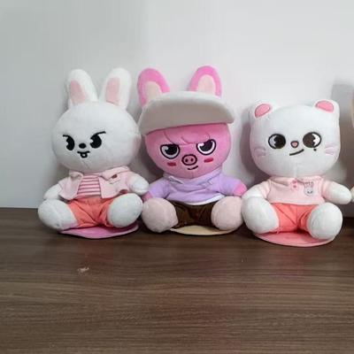 K-Pop New Cartoon Plush Toy Skzoo Plush Doll Sitting Bangchan Felix Plush Doll Surrounding Birthday Gifts For Kids Adults Children's Birthday Gift