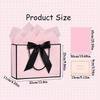 3pcs Gift Bags Large Gift Bags 1Pc Paper Gift Bag with 1 Tissue Paper 1 Greeting Cards and 1 Ribbon Present Bags with Handles Shopping Handheld Bag