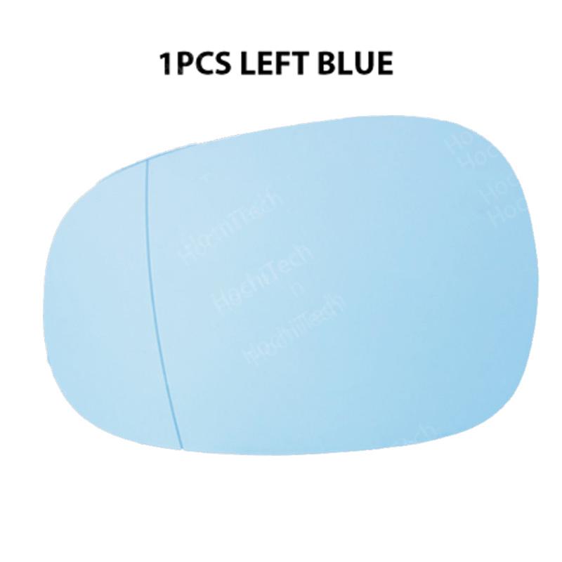 1pcs Replacement Rearview Mirror Glass Left & Right For BMW 1 Series  E81 116d 116i 118d 118i 120d 120i 130i 2009-12 Blue