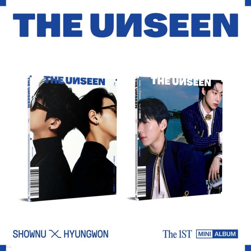 

SHOWNU X HYUNGWON - 1st Mini Album: THE UNSEEN [1 out of 2 randomly sent]