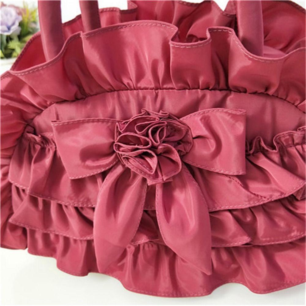 Floral Decor Women's Bowknot Bag Zipper Mommy Bag Chinese Style Ladies Clutch Bag  Ladies/Girls