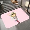 Anime C-Charlie and Lola Floor Mat Diatomite Bath Mat, Quick Dry Absorbent Non-Slip Door Mat