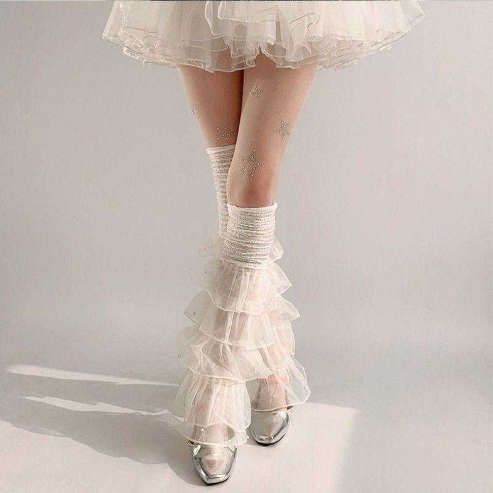 Star Diamond Rhinestone Thigh High Stockings Fishnet Underwear Pantyhose Kawaii Women Pantyhose