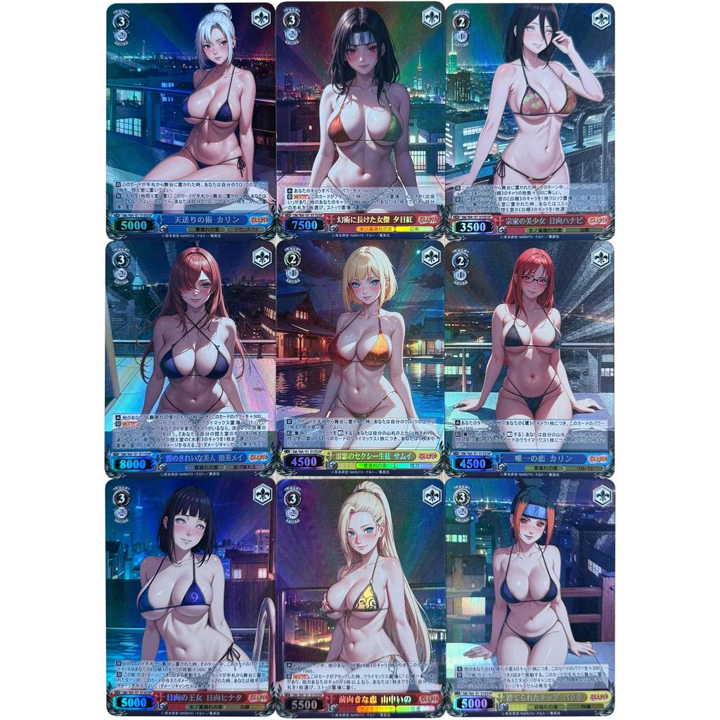8Pcs/Set Diy Oshi No Ko Hoshino Ai And Hoshino Rubi Classic Anime Collection Flash Cards Acg Twill Gift Toy Collection For Fans