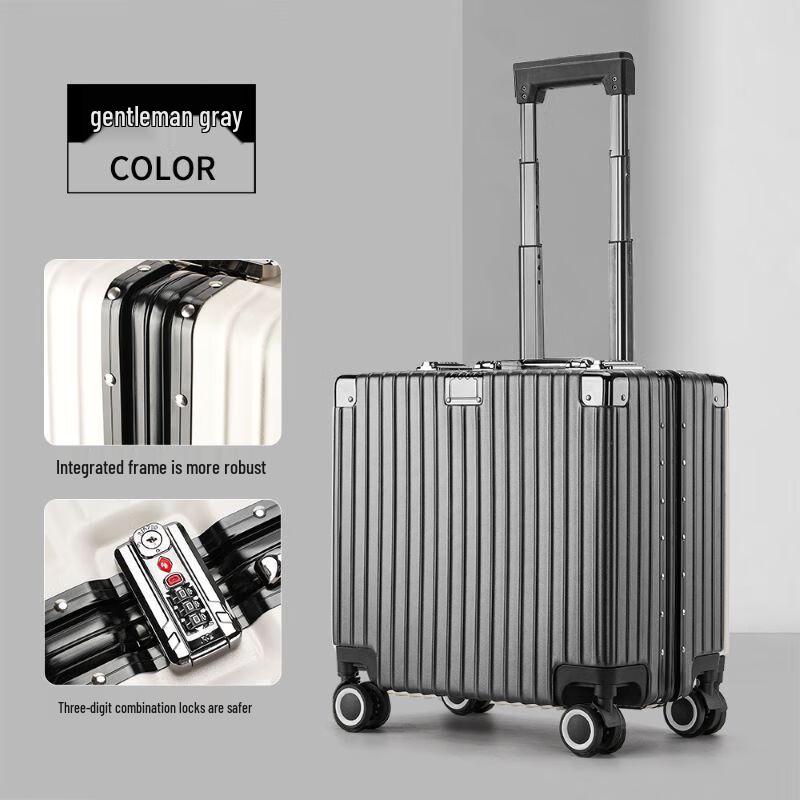 Lightweight Aluminum Frame Carry-On Luggage 18 inch