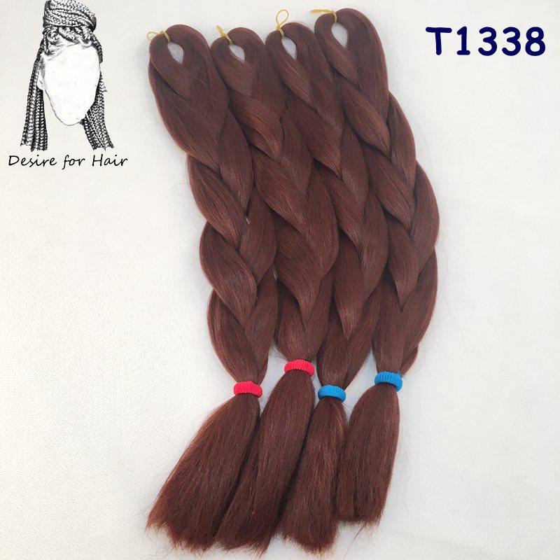 Große Menge auf Lager 24 Zoll 80g Weiche Seidige Synthetische Haarverlängerungen für Häkelzöpfe Haarherstellung Jumbo Braiding Synthetisch