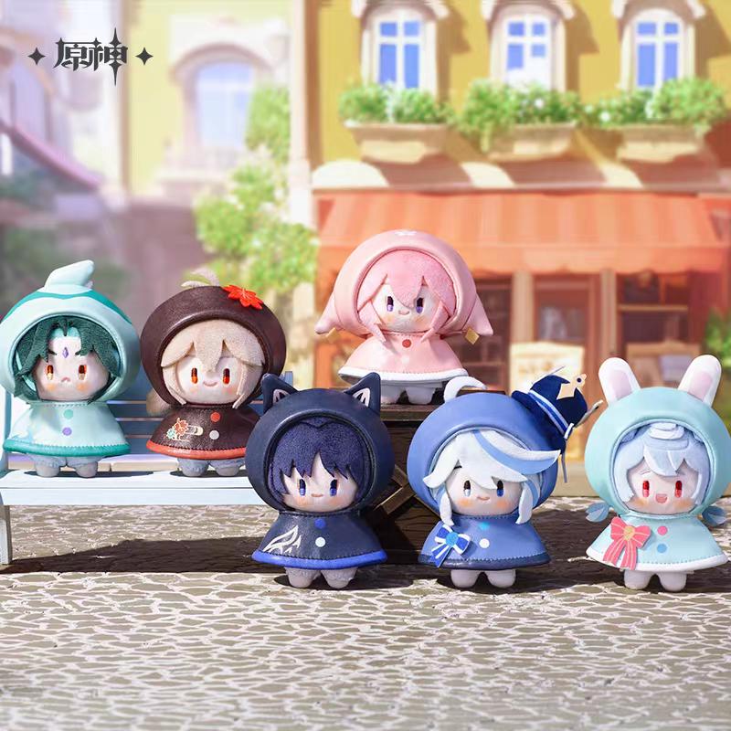 Genshin Impact Plush Kazuha Furina Xiao Sigewinne Wanderer Yae Miko Cute Plush Toys Bag Pendant Anime Stuffed Dolls Gift