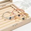 Accessories Women'S Rhinestone Geometric Open Folding Bracelet Inlaid Zircon Bracelet