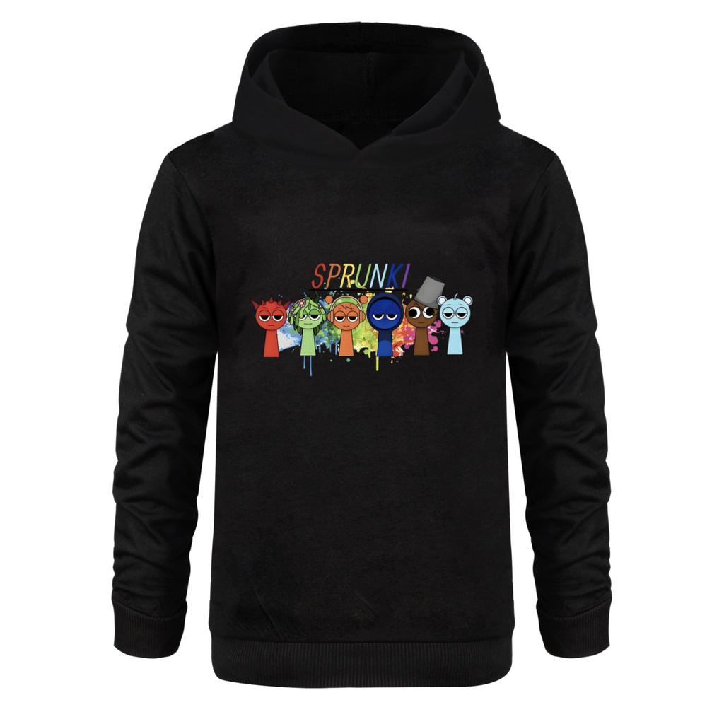 Dziecięca bluza z kapturem 3D Sprunki sweterek dziecięcy