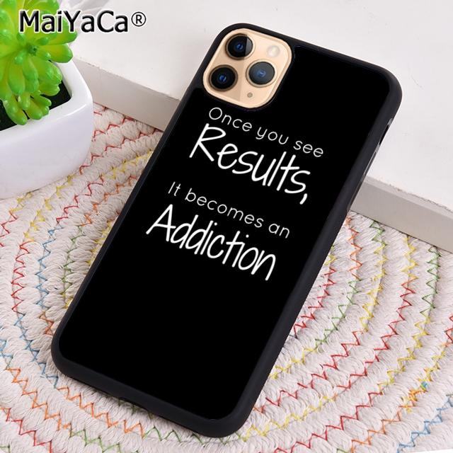 MaiYaCa Gym Fitness Bodybuilding Phone Case Shell For iPhone 17 Air 12 13 16 pro max 15 14 plus Cover coque