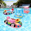 Large Thickened Eco-friendly PVC Children's Cartoon Car Inflatable Water Swimming Seat Ring for Baby and Kids