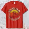 Mountain Bike Downhill Mtb Mountain Biker Funny Gift Tshirt Funny Dont Follow Me Stupid Things Graphic Tee Unisex Cotton Tops