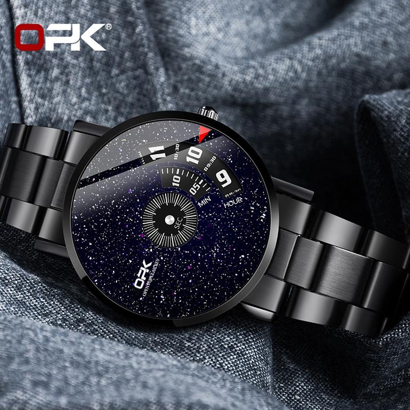 OPK 8109 Men's Quartz Watch with Waterproof and Steel Strip